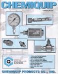 Chemiquip excess flow check valves catalog