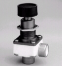 PTFE SV100 pressure regulator, SV101 relief valve