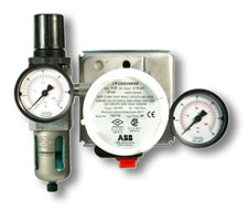 Itop picture showing I/P, bracket, filter regulator and gauges