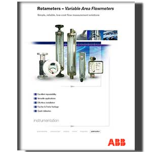 ABB catalog for rotameters and variable area flow meters