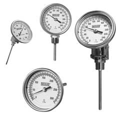 Wika bimetal thermometers