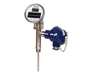 remote gas-actuated thermometer